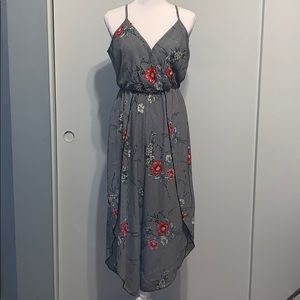 NWT Scobe Blue Stripe Floral Romper